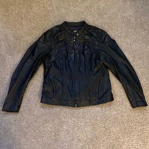 Women’s Harley Davidson Leather Jacket Size Large